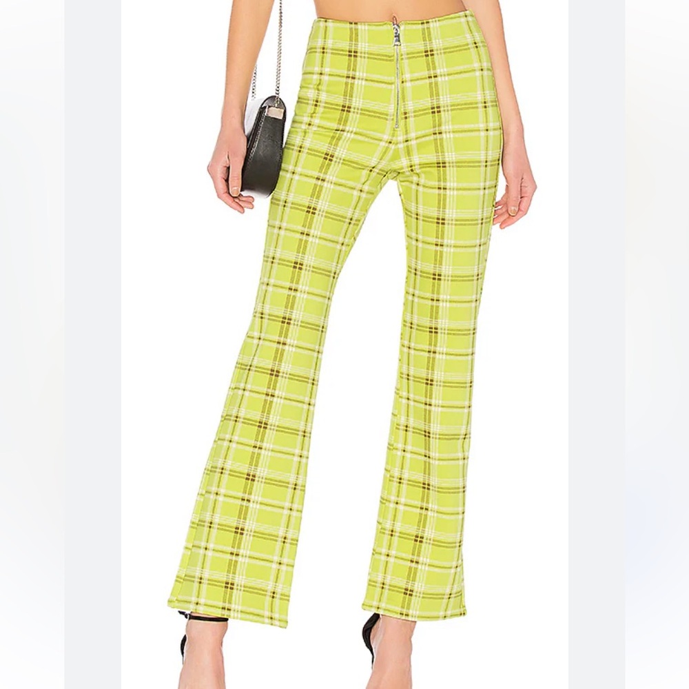 I.Am.Gia pants Polaris High Rise Plaid Pant Zip‎ Front Size Medium